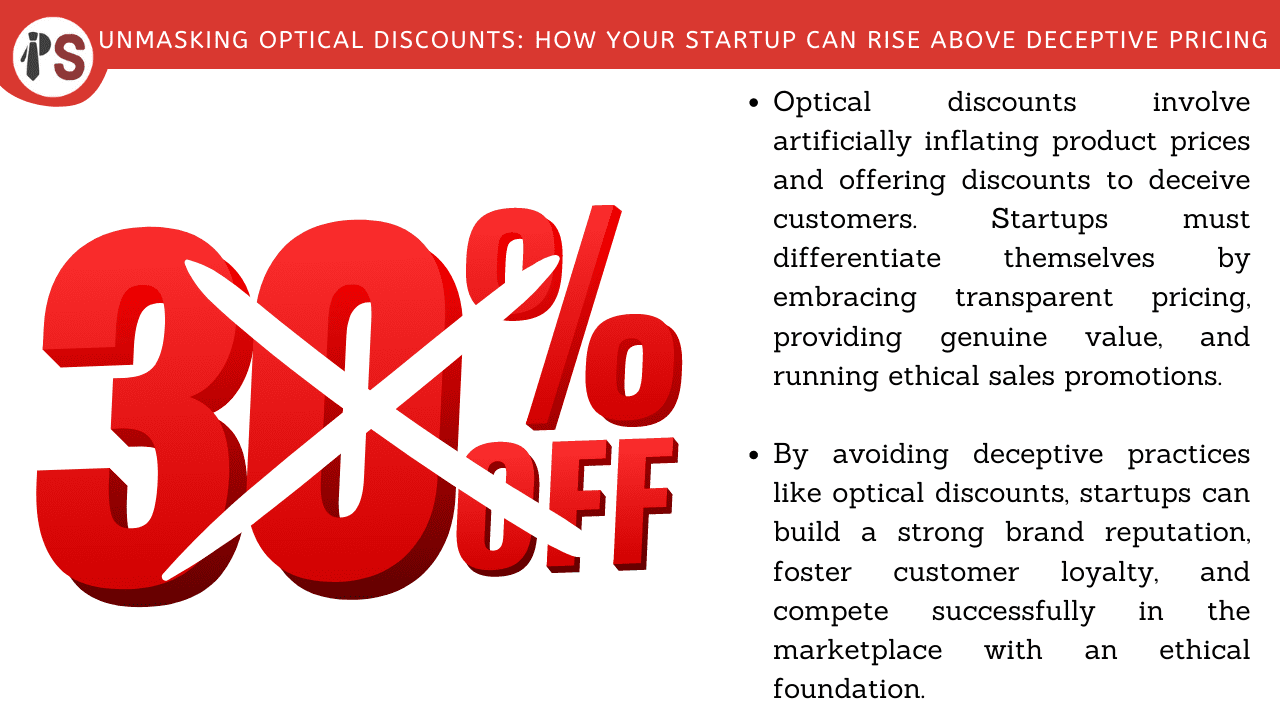 Unmasking Optical Discounts: How Your Startup Can Rise Above Deceptive Pricing