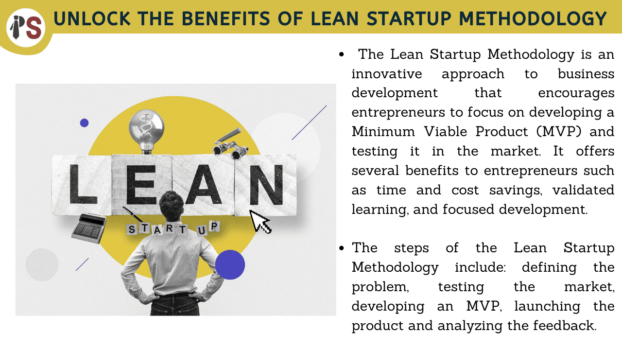 Unlock the Benefits of Lean Startup Methodology